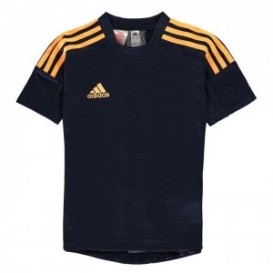 adidas Boys Football Climalite Trofeo + Jersey - Navy/Orange