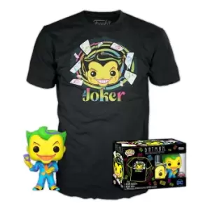 DC Comics POP! & Tee Box Joker (BKLT) Size S