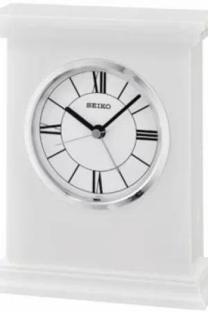 Seiko Clocks Wooden Mantel Alarm QXE053W