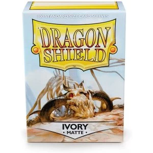 Dragon Shield Ivory Matte Card Sleeves - 100 Sleeves
