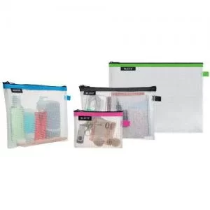 WOW Water Resistant Travel Pouch Set Assorted (Pack of 4)