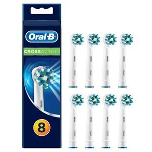 Oral B Cross Action Replacement Brush Heads 8pck