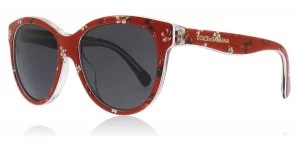 Dolce & Gabbana Matt Silk Sunglasses Rose / Red 298787 49mm