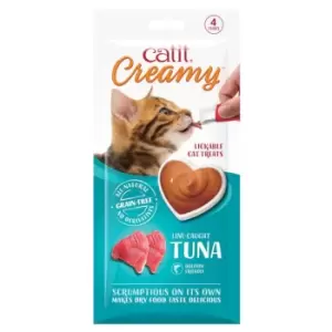 Catit Creamy Treats - 4x10g (x1 pack) / Tuna