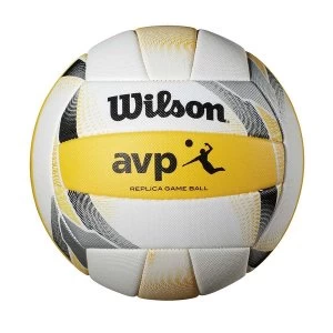 Wilson AVP II Replica Volleyball Yellow/White