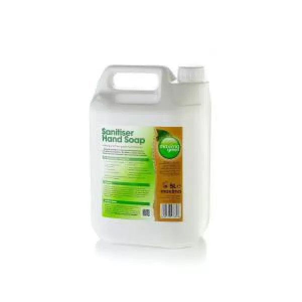 Maxima Green, Hand Sanitizer, Liquid, Jerrycan, 5 L, Antibacterial, White
