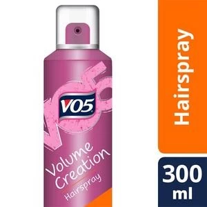 VO5 Shape My Style Dramatic Volume Creation Hairspray 300ml