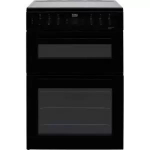 Beko KTC613K Electric Cooker with Ceramic Hob - Black - A Rated