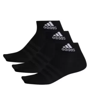 adidas Ankle Socks 3 Pack Womens - Black