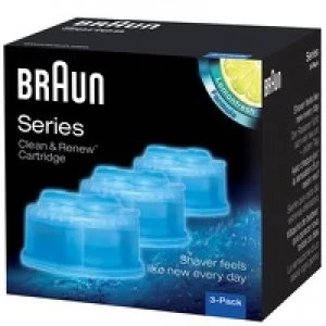 Braun Accessories Clean and Charge Refill 3 Pack