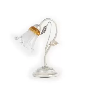 Lancia Glass Table Lamp, White