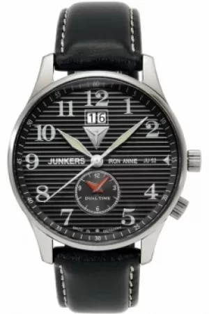 Mens Junkers Iron Annie JU52 Dual Time Watch 6640-2