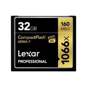 Lexar Professional 1066X Compact Flash 32GB Memory Card