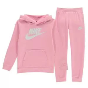 Nike Fleece Tracksuit Infant Girls - Pink