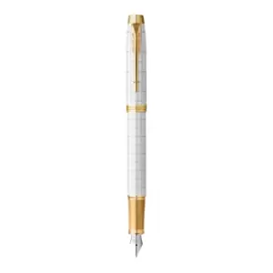 Parker 2143652 fountain pen Cartridge filling system Gold, White 1...