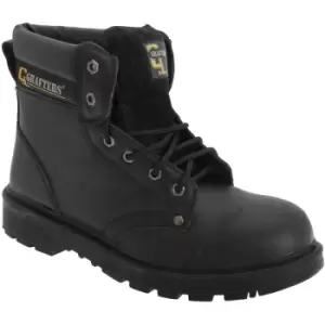 Grafters - Mens Apprentice 6 Eye Safety Toe Cap Boots (15 uk) (Black) - Black