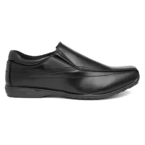 US Brass Mens Custer/Clipper Twin Gusset Shoes (10 UK) (Black)