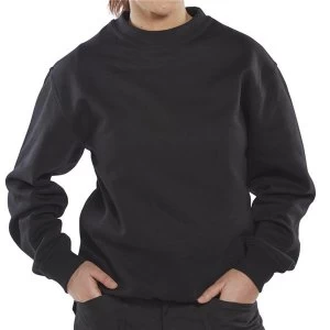 Click Premium Sweatshirt 365gsm XL Black Ref CPPCSBLXL Up to 3 Day