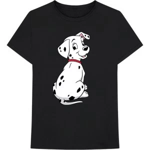 Disney - 101 Dalmations - Dalmation Pose Unisex XX-Large T-Shirt - Black