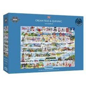 Cream Teas & Queuing Jigsaw Puzzle - 2000 Pieces