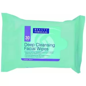 Beauty Formulas Deep Cleansing Facial Wipes 30 pcs