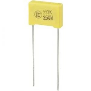 MKS thin film capacitor Radial lead 0.022 uF 250 Vdc 5 10 mm L x W x H 13 x 4 x 9mm