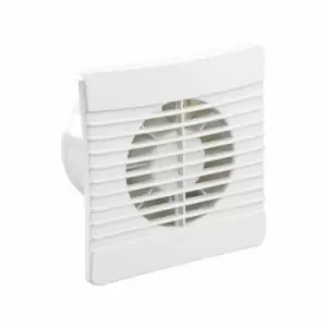 Airvent Standard Extractor Fan Timer Controlled Toilet Bathroom Shower 100mm - White