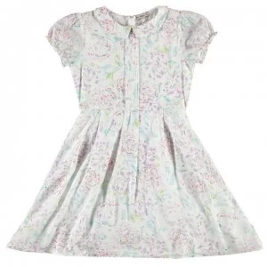 French Connection Cotton Floral Dress - Summer White