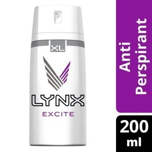 Lynx Dry Excite Aerosol Anti-Perspirant Deodorant 200ml