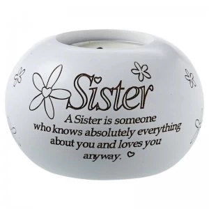 Sister Tealight Candle