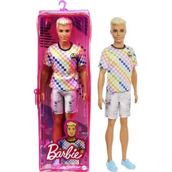Barbie Ken Doll Fashionistas # 174 Ken Blonde Malibu Shirt