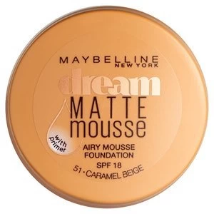 Maybelline Dream Matte Mousse Foundation 051 Caramel Beige Nude