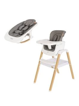 Tutti Bambini Nova Birth To 12 Years Complete Highchair Package - White/Oak