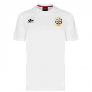 Canterbury British and Irish Lions Jersey T Shirt Mens - Bright WHITE