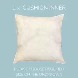 100% Hollowfibre Cushion Inner Pad Insert Filling Deep Thick 18x18 45x45cm - White
