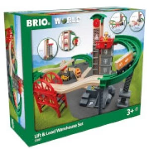 BRIO World - Lift and Load Warehouse Set
