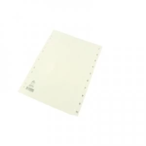 Nice Price A4 White 1-10 Polypropylene Index WX01353