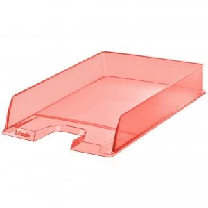 Esselte ColourIce Letter Tray A4, Apricot - Outer carton of 10