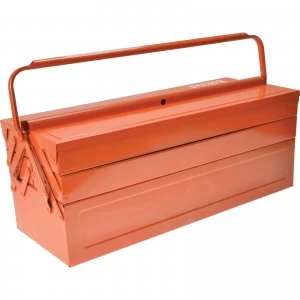 Bahco Metal Cantilever Tool Box with 5 Trays Orange 22" / 550mm