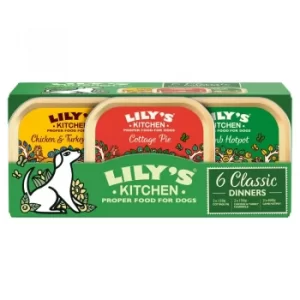 Lily's Kitchen Classic Dinners Dog Food Trays 6x150g
