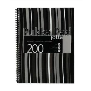 Pukka Pad A4 Jotta Notebook Wirebound Plastic Punched 200 Pages 80gsm