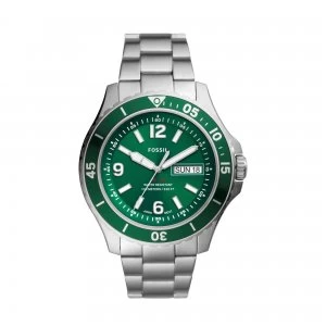 Fossil Green And Silver 'FB-02' Sports Watch - FS5690