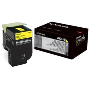 Lexmark 70C0H40 Yellow Laser Toner Ink Cartridge