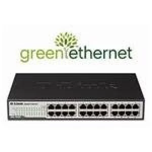 D-Link DGS 1024D 24 Port Green Ethernet Copper Gigabit Switch