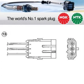 1x NGK NTK Oxygen O2 Lambda Sensor OZA236-R2 OZA236R2 (0158)