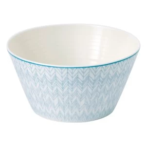 Royal Doulton Pastels herringbone cereal bowl 15cm
