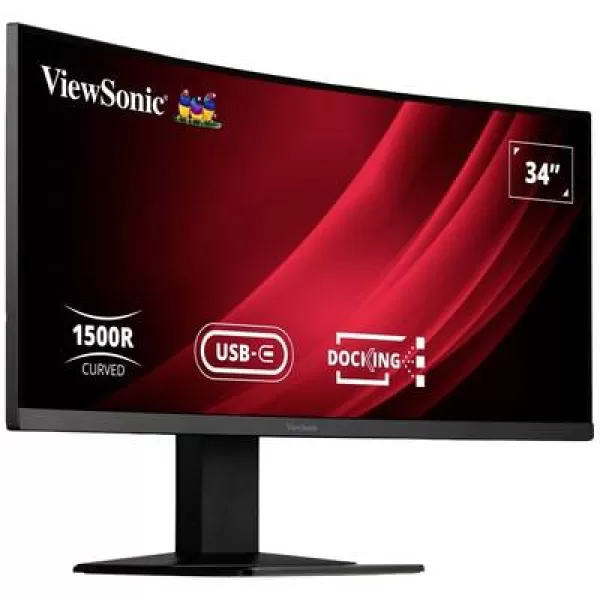 Viewsonic VG3419C LED EEC G (A - G) 86.4cm 34" 3440 x 1440 p 16:9 3.5 ms HDMI , DisplayPort, Audio stereo (3.5mm jack), RJ45, USB-C VA LED