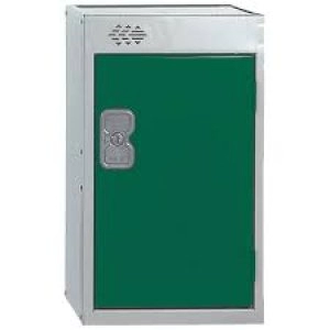 One Compartment Quarto Locker D300mm Green Door MC00076
