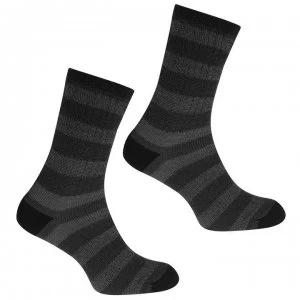 Claremont 2 Pack Thermal Socks Mens - Black