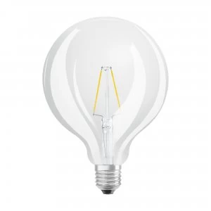 Osram 4W Parathom Clear LED Globe Ball ES/E27 Very Warm White - 288287-439498
